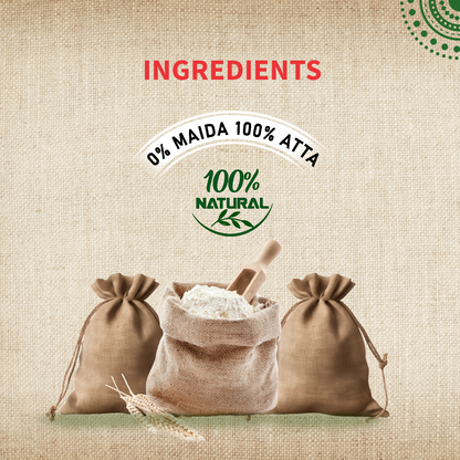 Disha Atta 10kg Whole Wheat Chakki Atta for Soft and Fluffy Rotis | 0% Maida, 100% Atta | Pure & Natural | Pack Of 1